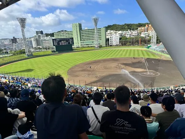 高校野球決勝戦の風景